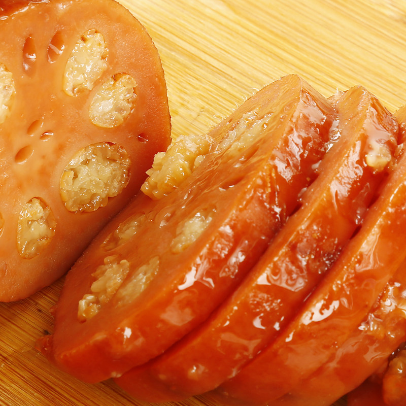 桂花糖藕糯米8001000克扬州宝应香糯蜜汁莲藕年夜饭莲藕