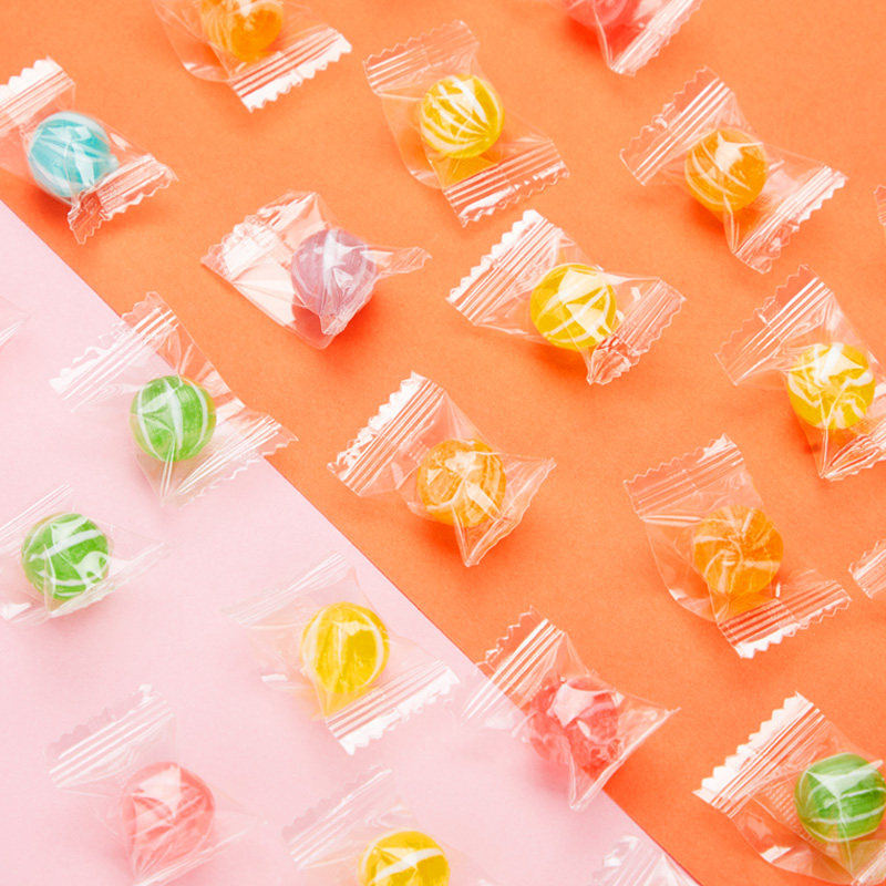 多种彩色口味水果糖100颗