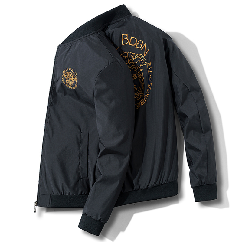 欧洲站潮牌美杜莎外套男潮流百搭男装22年春季新款夹克棒球服男潮