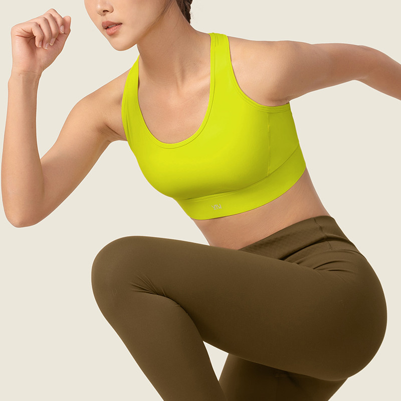 vfu高强度背心大胸下垂运动内衣跑步防震聚拢运动文胸