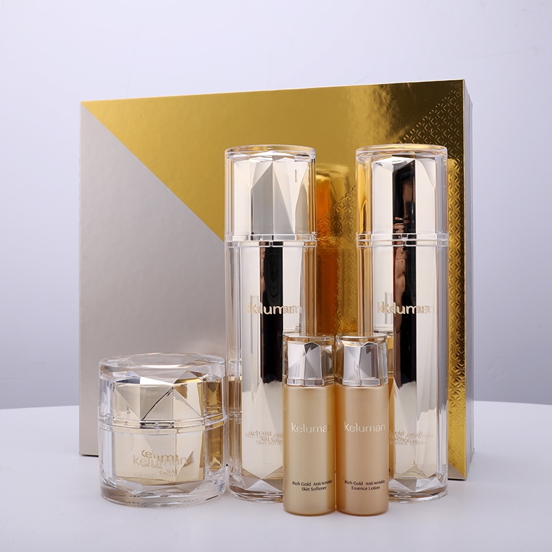 韩国新生活化妆品专柜正品珂露曼晶钻黄金抗衰抗皱面部护理套装