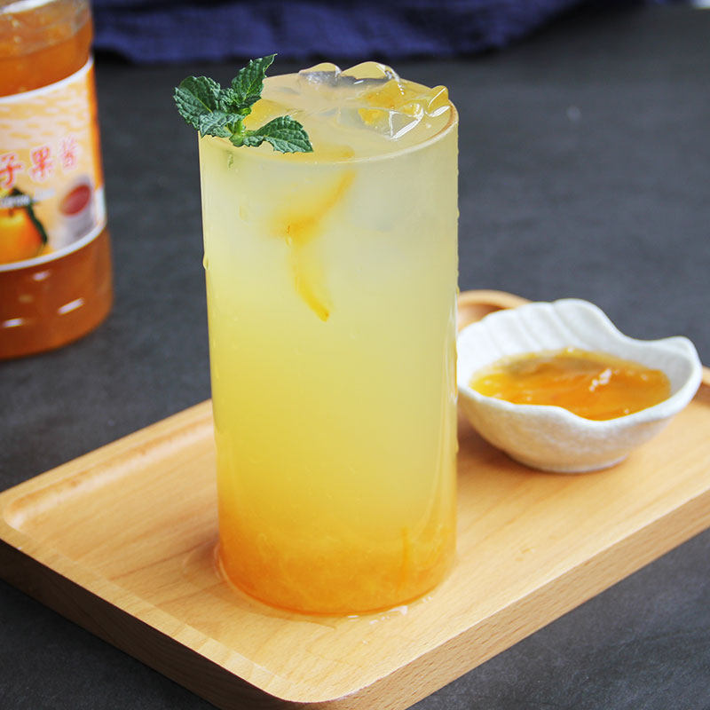 蜂蜜柚子茶果酱柚子茶罐头风味水果茶柚子果肉茶原料