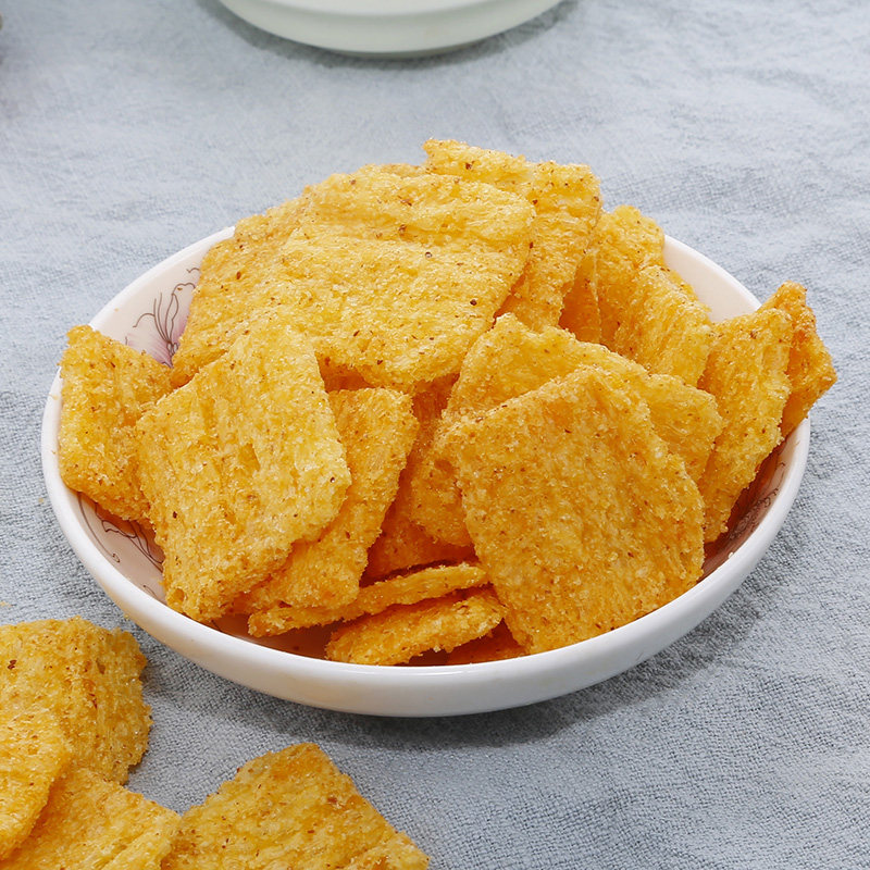 玉米锅巴500克香辣牛肉番茄办公室休闲零食膨化食品膨化食品