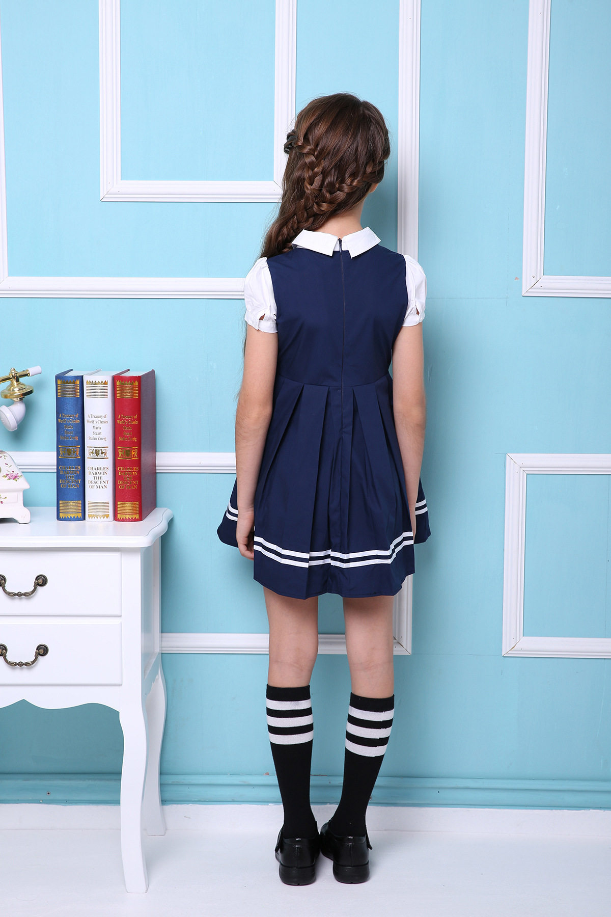 崇左市附二三附四小小学公立女生校服夏日系纯校服