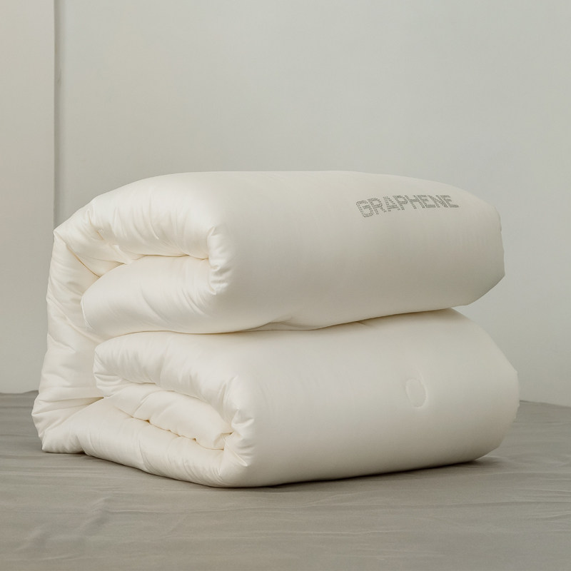 100支高端澳棉抗箘大豆加厚柔软透气春秋单人化纤被