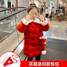 拜年服女童汉服喜庆棉袄2019冬季儿童中国风新年装女宝宝过年唐装 拜年服女童汉服喜庆棉袄2019冬季儿童中国风新年装女宝宝过年唐装