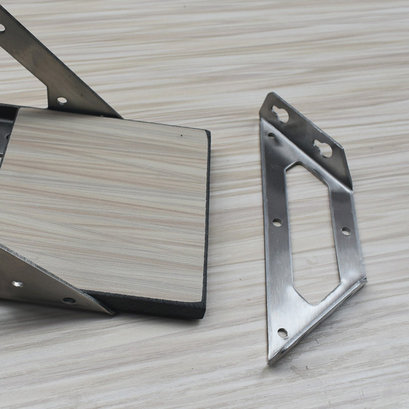 不锈钢大角码家具加固连接件加厚三角支架层板托直角托码角铁角钢