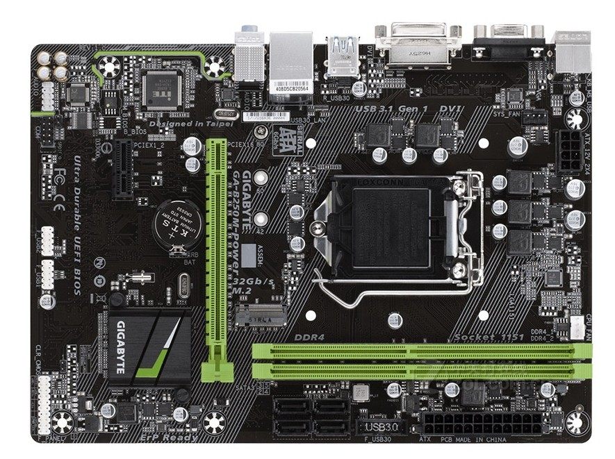 库存gigabyte/技嘉b250m-power b250主板d2v d3v ddr4替b150 h110