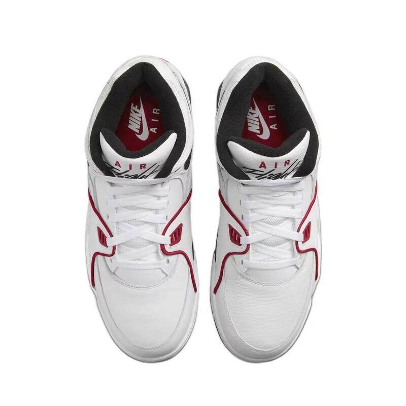 nike耐克airflight白红耐磨中帮复古运动篮球篮球鞋