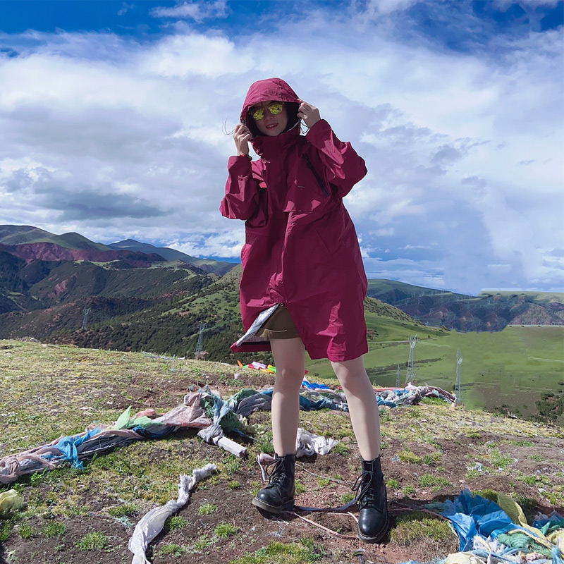 冲锋衣女潮牌两件套三合一户外可拆卸防水外套中长款滑雪服男秋冬