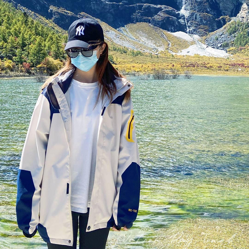 户外防水冲锋衣女三合一可拆卸加厚保暖外套情侣滑雪登山服男秋冬