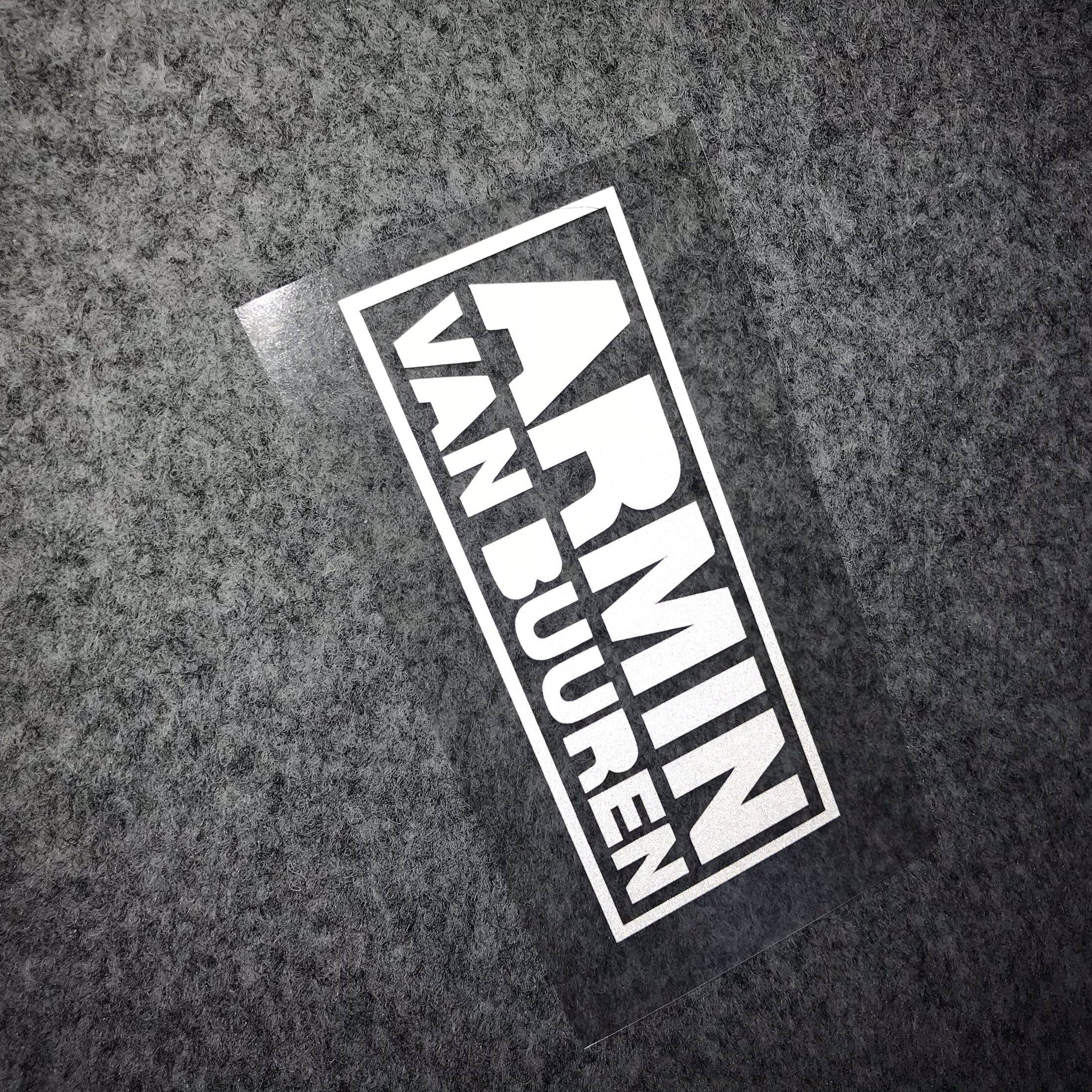 贴纸hidh全球百大dj冠军arminvanbuuren全息汽车装饰贴