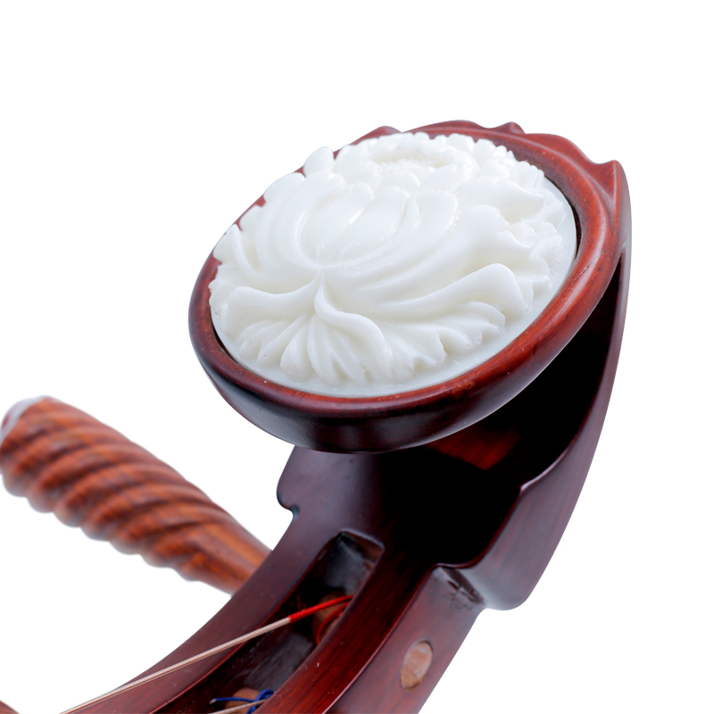 梵巢红花花梨背板弦轴泡桐面板刻诗初学琵琶琵琶