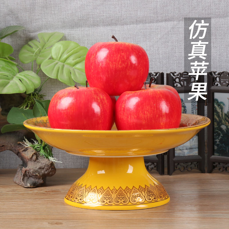 水果供佛仿真佛前供果苹果橙子桃子佛堂供奉果盘