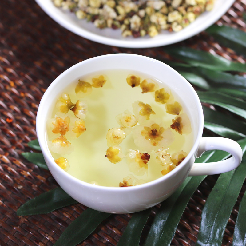 花茶白梅花山绿花草茶干花选梅绿手萼梅中药材黄山绿代用