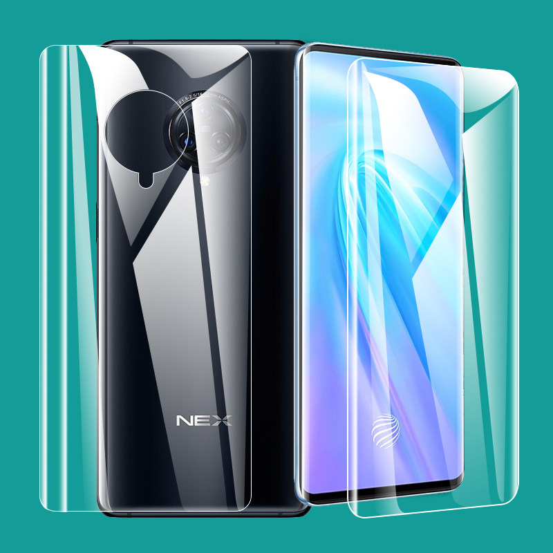 vivonex3曲屏保护vivo3s贴膜vivonexs版软5g前后vivinex35g手机贴膜