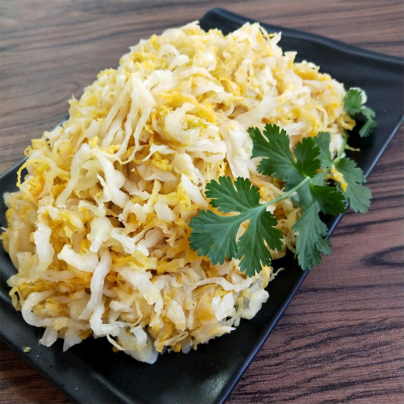 酸菜正宗东北大缸腌制菜丝农家白菜切丝饺子腌制