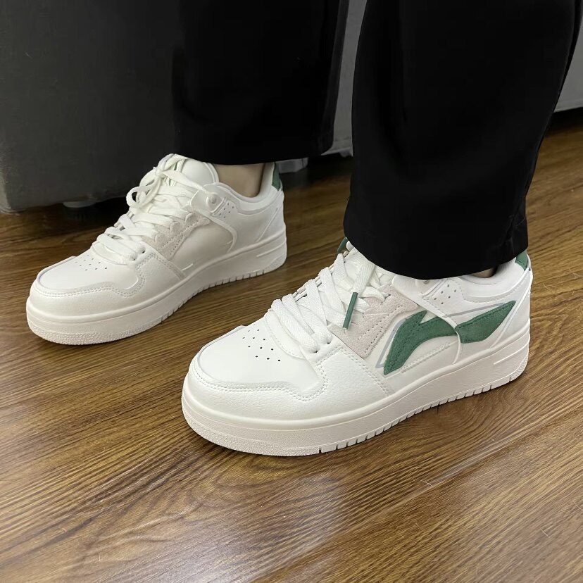 lining李宁天迹白紫二次元休闲运动复古轻便女款板鞋运动休闲鞋