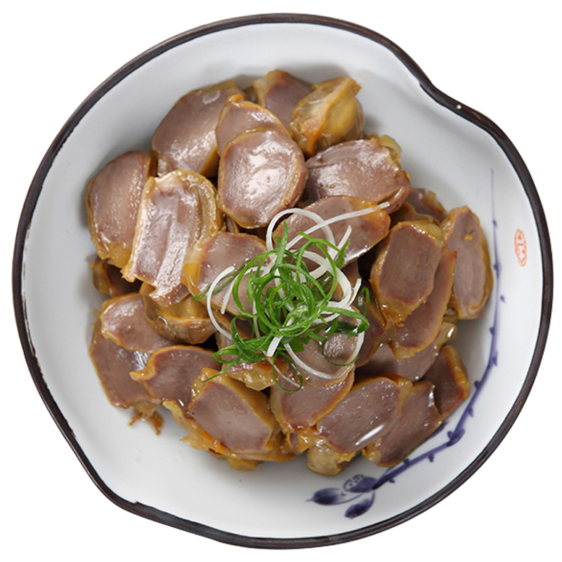 白菜价广东盐焗鸡肾温氏卤味小吃鸡胗休闲熟食鸡肫鸡爪零食真空熟食50