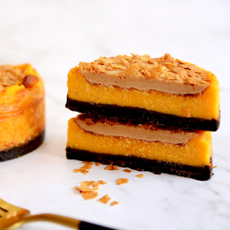 黄金芝网红烘焙面包饼干黄流心薯奶黄金奶酪起司芝士新