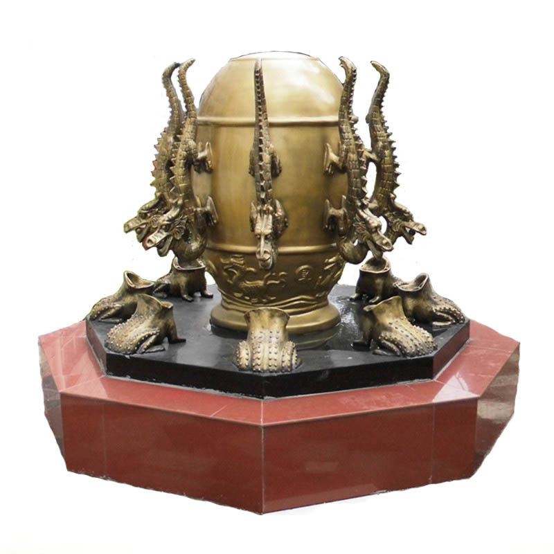 地理历史教学仪器地动仪模型张衡地震仪玻璃钢高初中初中教学仪器