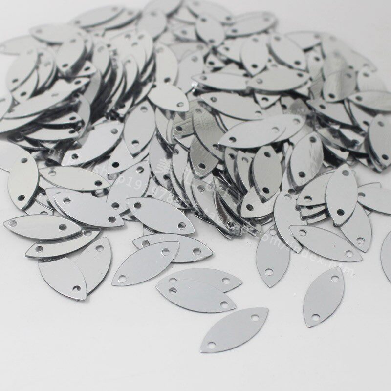 15mm马眼亮片双孔手刺绣珠片diy手工服装舞台其他diy饰品配件