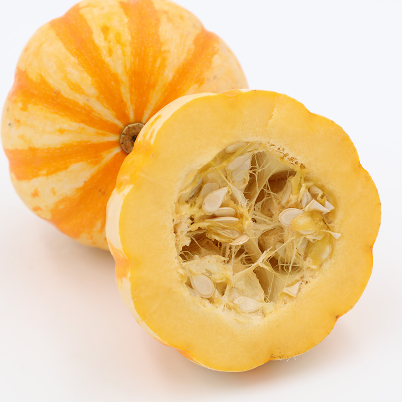 壹香 小金瓜1个装约200克宝宝辅食万圣节迷你小南瓜灯任搭5件包邮