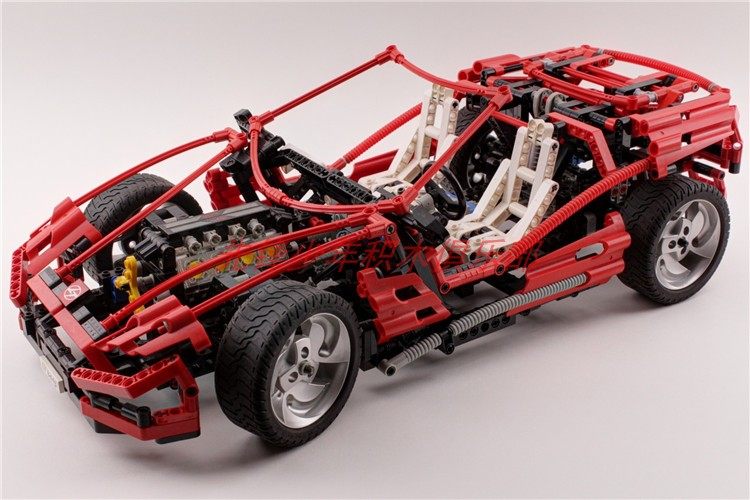 lego乐高lego8448鸥翼敞篷跑车5种模式1999年建构