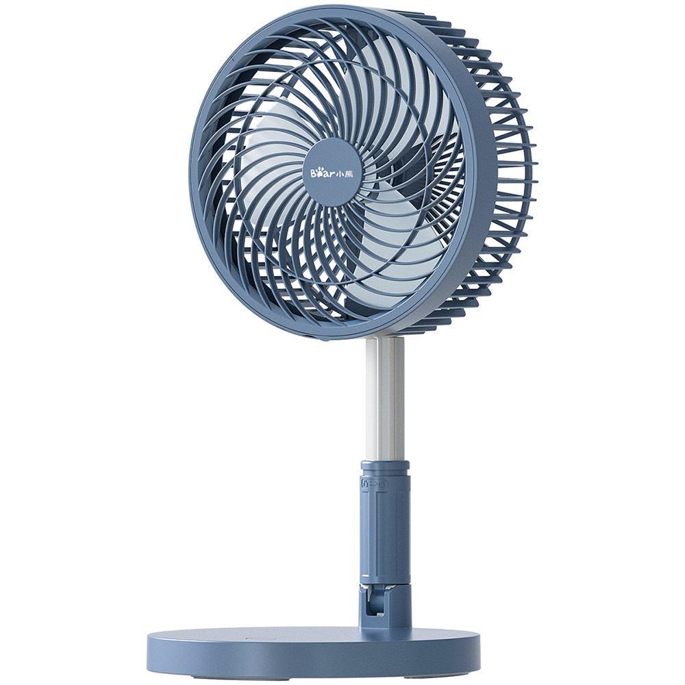 小熊小型宿舍学生台扇桌面办公室风力大风电扇usb风扇