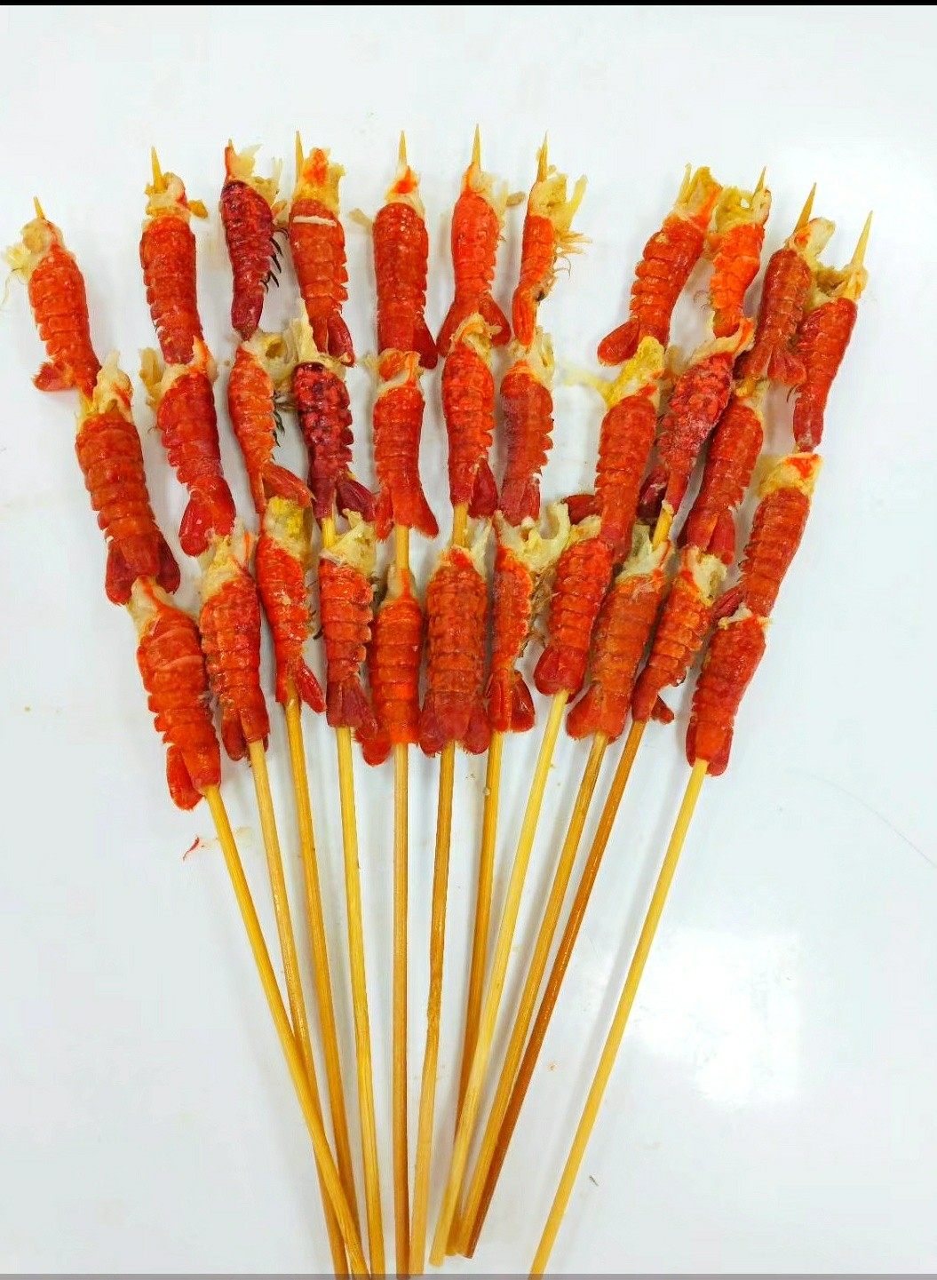 龙虾尾串20串烧烤食材串串龙虾尾小龙虾虾尾冷冻江浙沪皖3包包邮