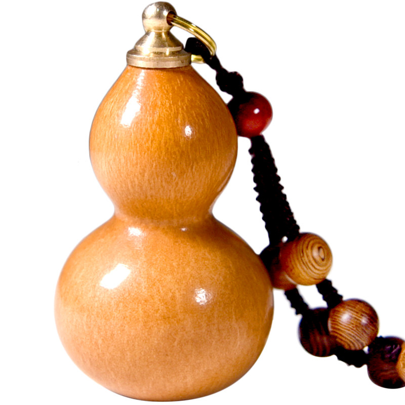 葫芦天然挂件烙画鼻烟壶手捻文玩手把开口老紫葫芦