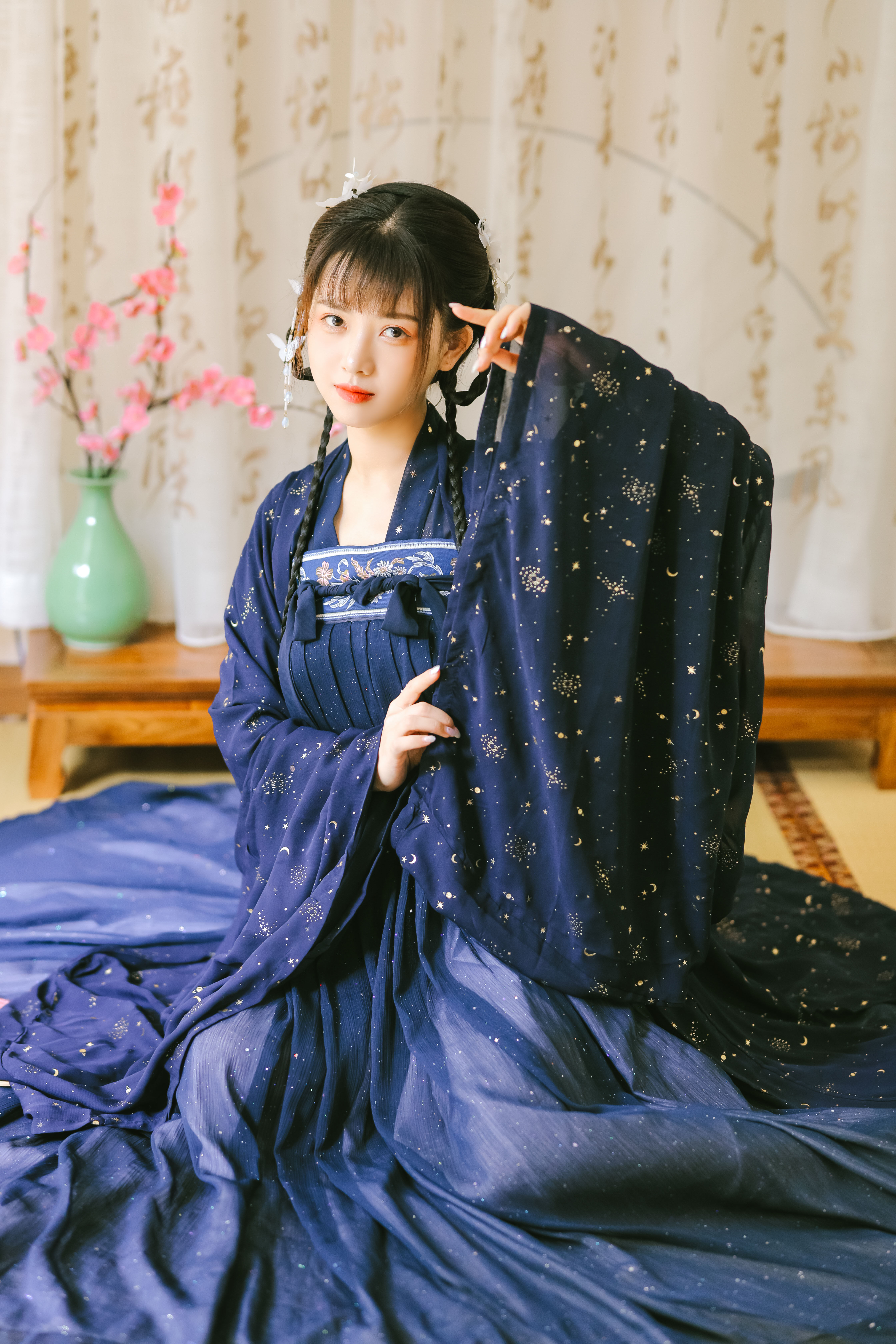 【摘星楼】新款汉服女齐胸襦裙大袖衫百搭日常清新淡雅现货