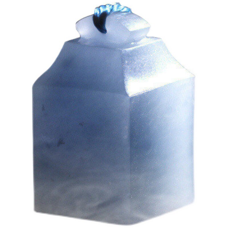 印章定制姓名名字篆刻天蓝冻石印方私章闲章私章