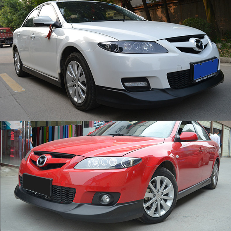 马6包围改装小包围马自达6前唇后唇侧裙m6改装小包围马六pp材质