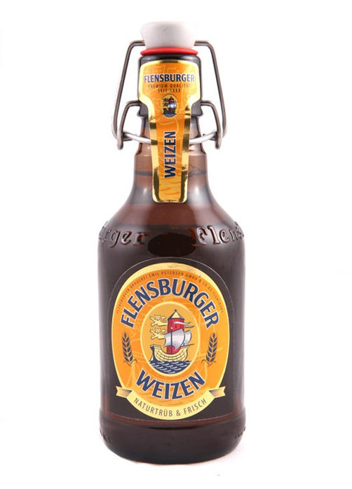 德国进口弗伦斯堡全麦白啤酒啤酒玻璃瓶330mlx24整箱啤酒