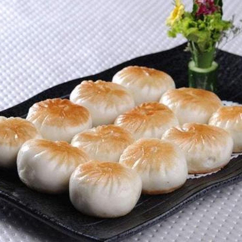 整箱加藤鸡肉生煎包生肉煎包早餐早点包子速冻包点