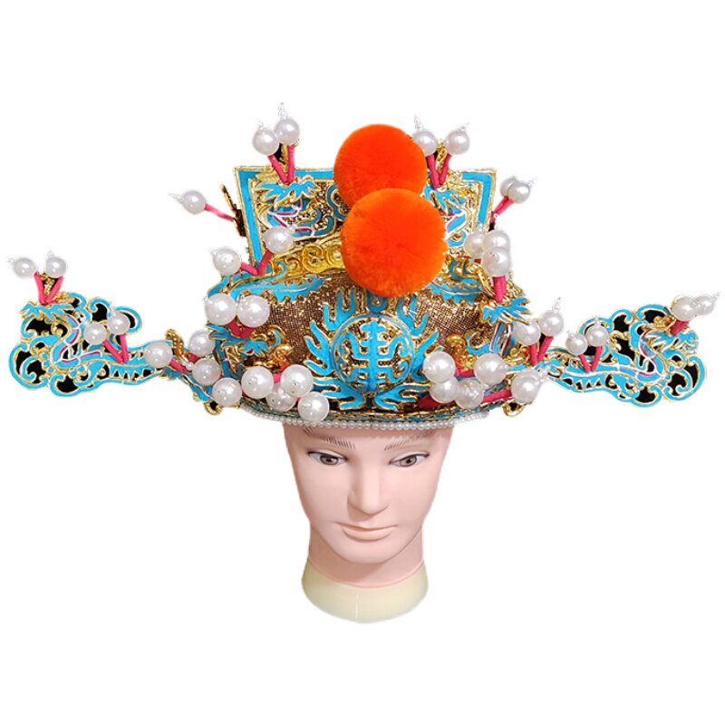 戏曲金雕戏剧京剧王帽大登财神丞相金刁太师民族服装