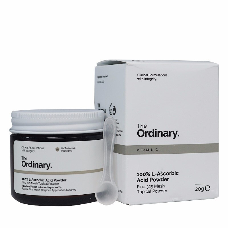 the ordinary抗氧化美白100%抗坏血酸纯左旋vc粉20g 亮肤延缓衰老
