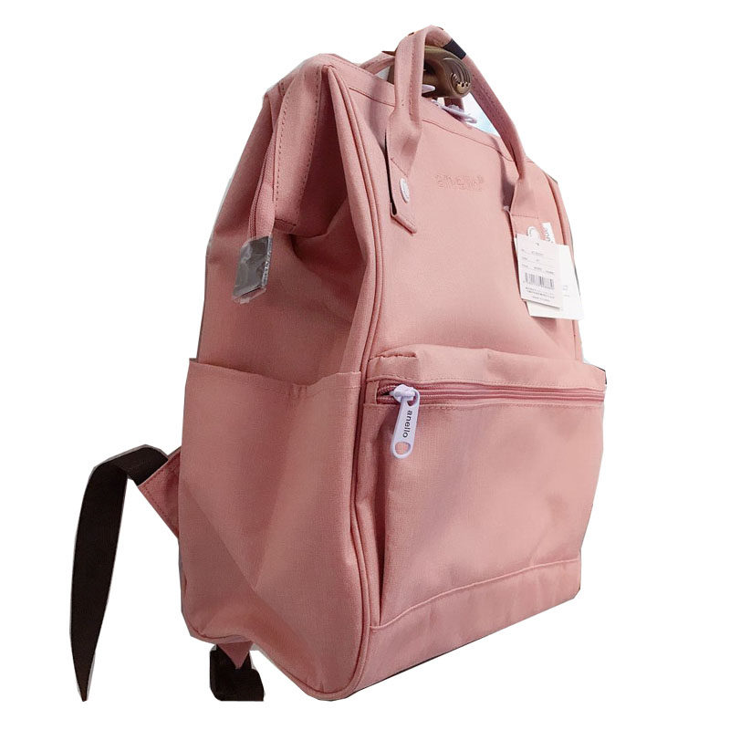 日本anello阿耐洛双肩包乐天妈咪包学生包女书包离家出走背包ins