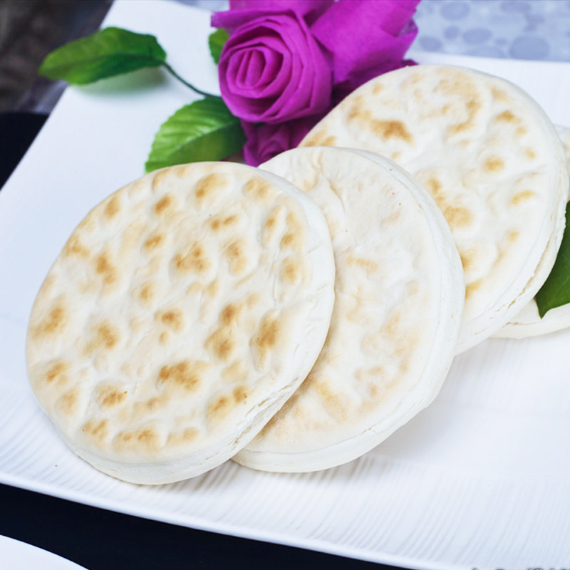 白吉馍肉夹馍饼原味煎饼商用餐厅面饼早餐小吃手抓饼
