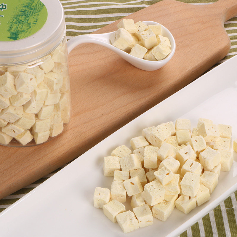 蔬菜脱水豆腐块fd宇航冻干制品豆腐干粒泡美味脱水蔬菜
