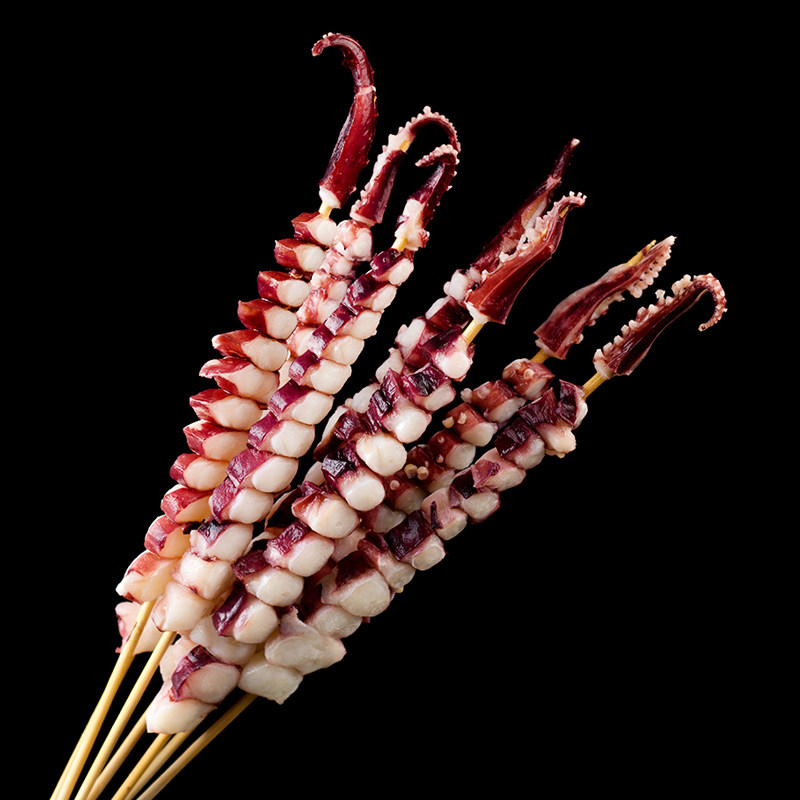 100克章鱼鱼龙珠串烧烤食材新鲜冷冻商用半成品冷冻鱿鱼