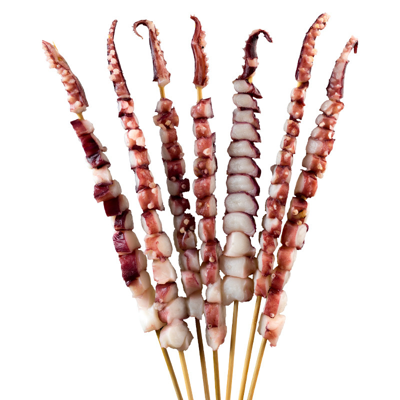 100克章鱼鱼龙珠串烧烤食材新鲜冷冻商用半成品冷冻鱿鱼