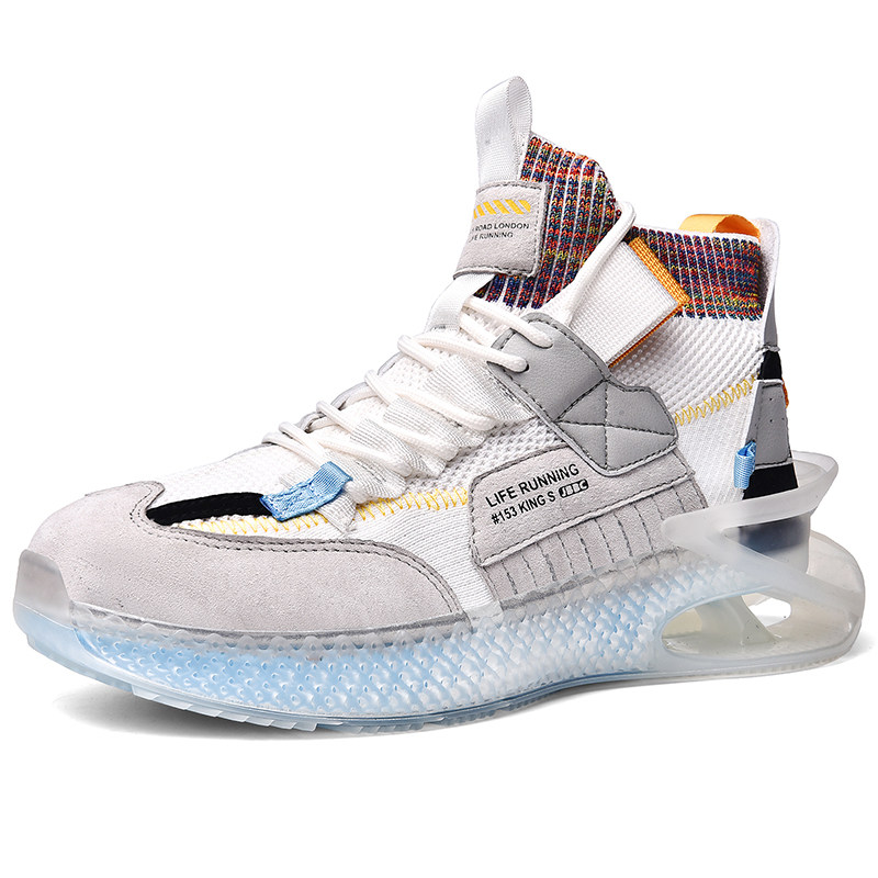 aj男鞋2021年新款潮流夏季鞋子男潮刀锋运动高帮鞋