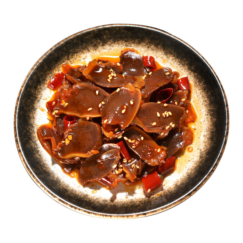 优卓丽香辣鸭胗四川特产冷吃五香卤味麻辣鸭肫鸭肉零食