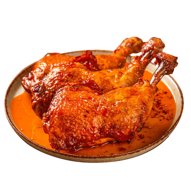 优卓丽麻辣辣手撕大鸡腿正宗四川特产香辣熟食鸡肉零食