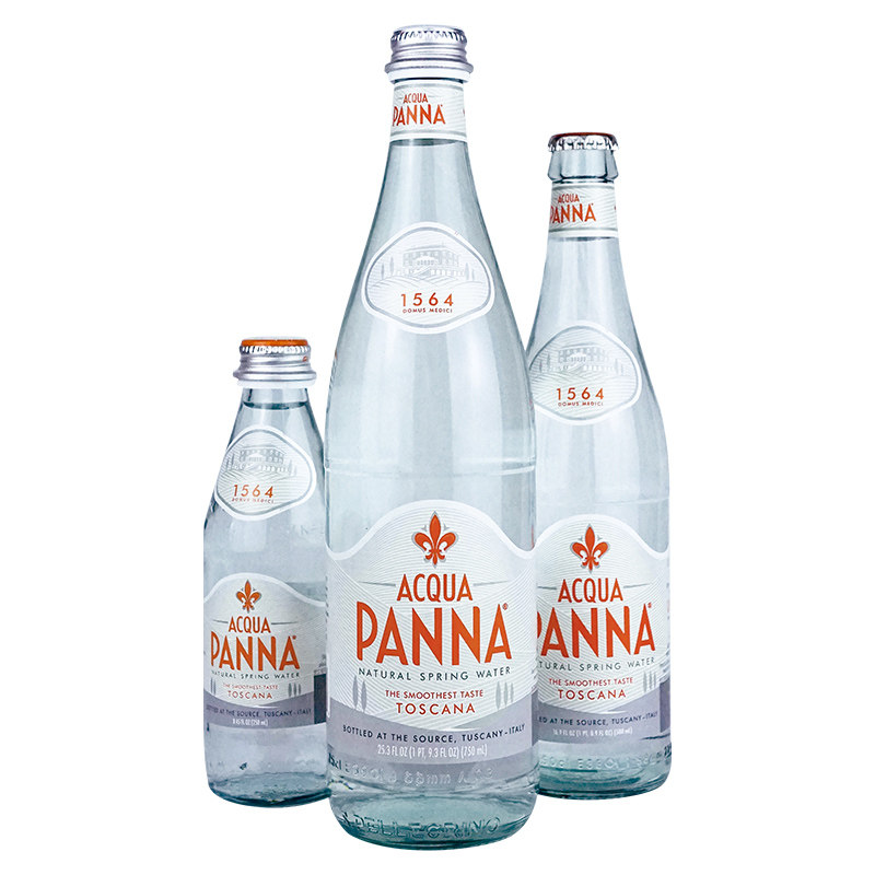 意大利进口acquapanna普娜天然矿泉水小瓶250ml24瓶整箱饮用水