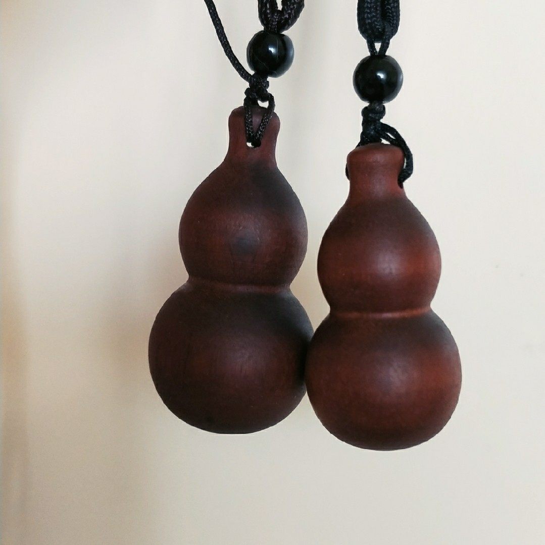 葫芦纯天然野生雷击枣木老料挂坠钥匙项坠