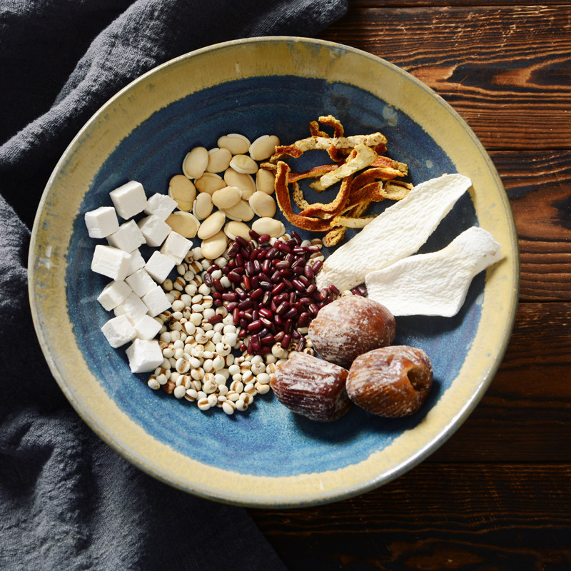 广东煲汤材料益脾化湿四神汤排骨养生炖品养生汤料包药膳煲汤食材