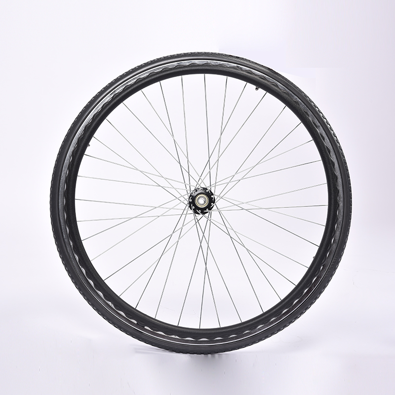 鱼跃实心充气钢圈轱辘金大轮椅配件后轮原装轮椅